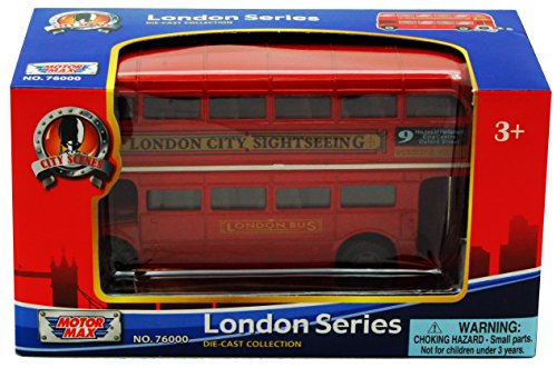 Algopix Similar Product 1 - London Double Decker Bus  Red 