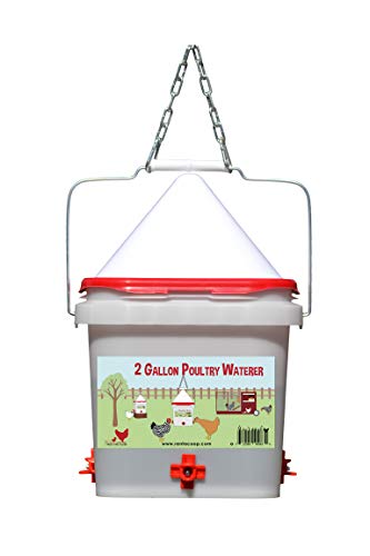 Algopix Similar Product 14 - 2 Gallon Chicken Waterer  Horizontal