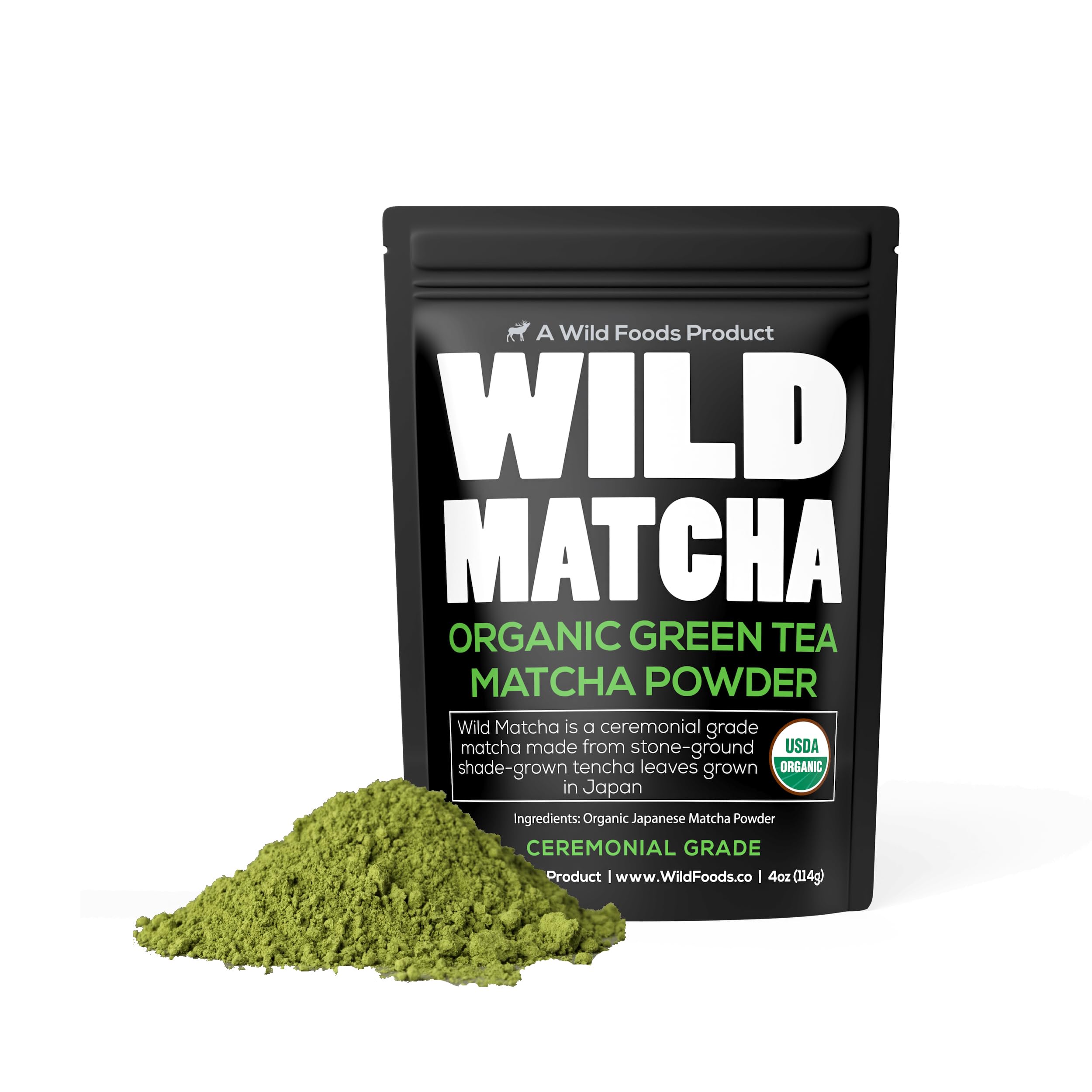 Algopix Similar Product 19 - Wild Foods Organic Matcha Green Tea