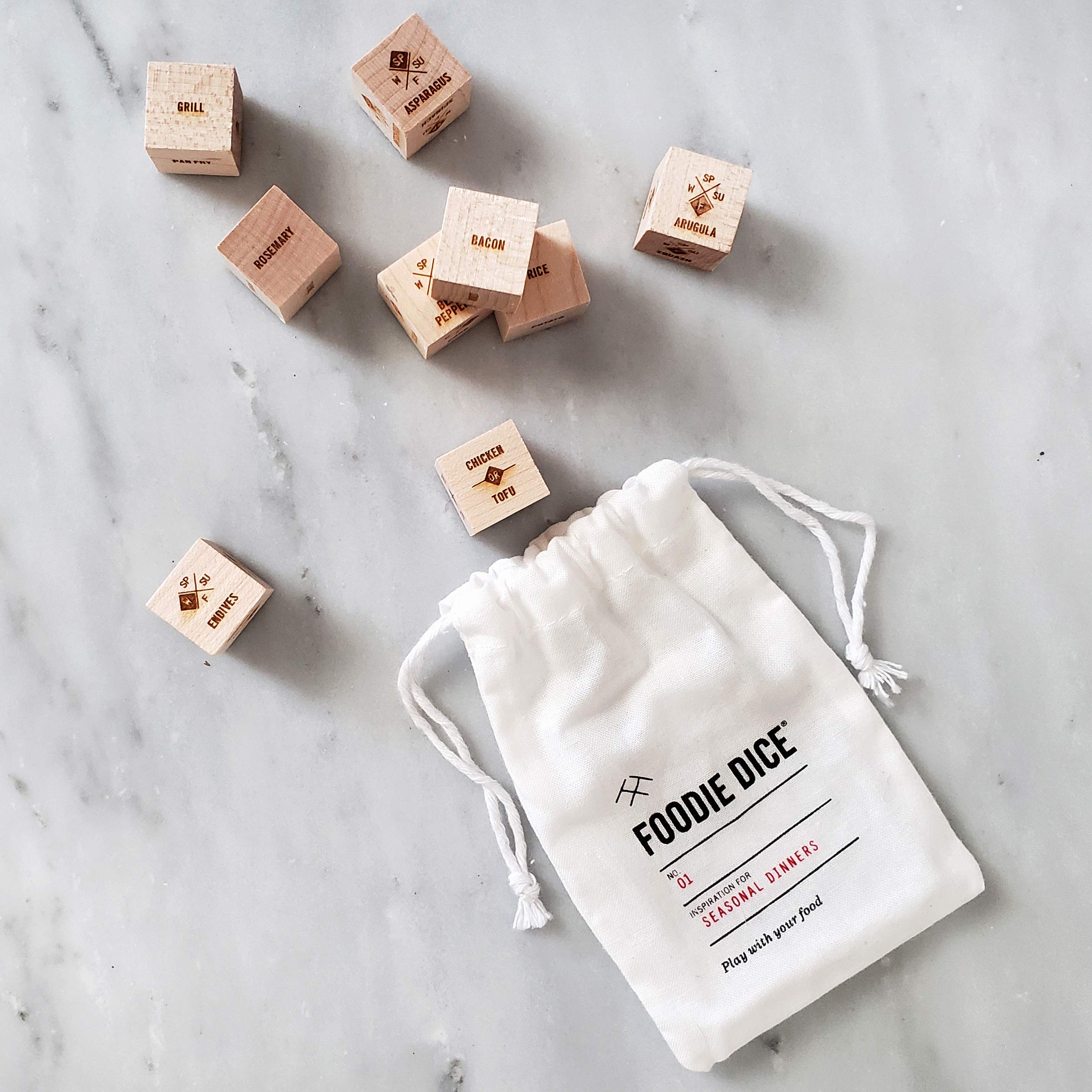 Algopix Similar Product 1 - Two Tumbleweeds Foodie Dice No 1