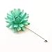 Algopix Similar Product 6 - All Metal Enamel Seafoam Lapel Pin