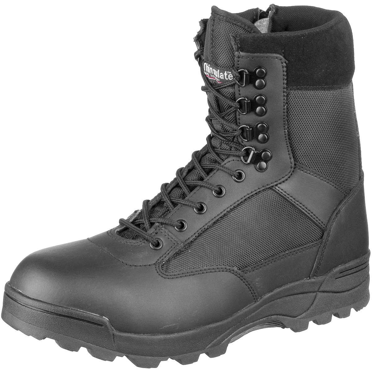 Algopix Similar Product 17 - Brandit Tactical Side Zip Boots Black