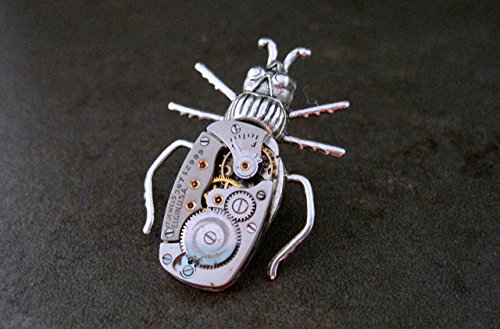 Algopix Similar Product 8 - Handmade Unisex Steampunk Beetle