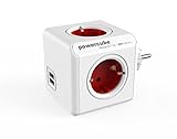 Algopix Similar Product 11 - Powercube Duousb Original Red 2 Way USB