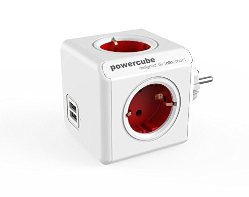 Algopix Similar Product 15 - Powercube Duousb Original Red 2 Way USB