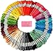 Algopix Similar Product 16 - Premium Rainbow Color Embroidery Floss