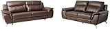 Algopix Similar Product 3 - Cortesi Home Chicago Leather Sofa 