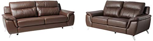 Algopix Similar Product 5 - Cortesi Home Chicago Leather Sofa 