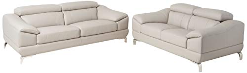Algopix Similar Product 4 - Cortesi Home Vegas Genuine Leather Sofa
