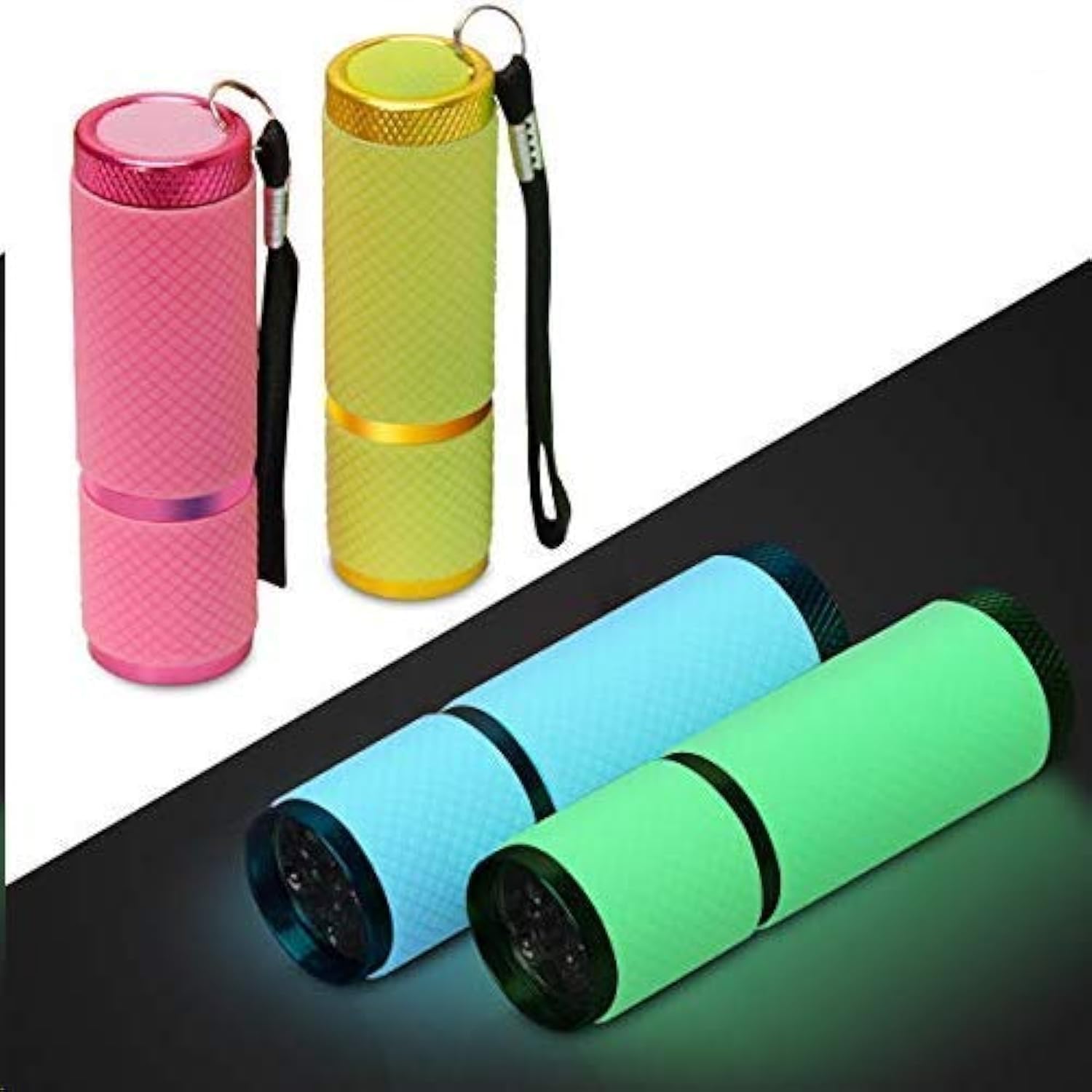 Algopix Similar Product 5 - AHIER 9 LED Glow in Dark Flashlights 4