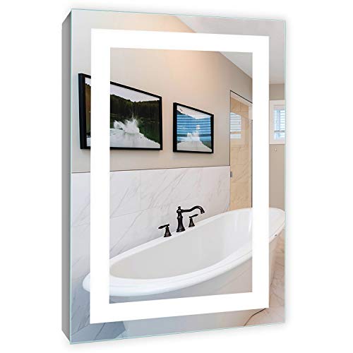 Algopix Similar Product 11 - Lighted LED Bathroom Mirror Medicine