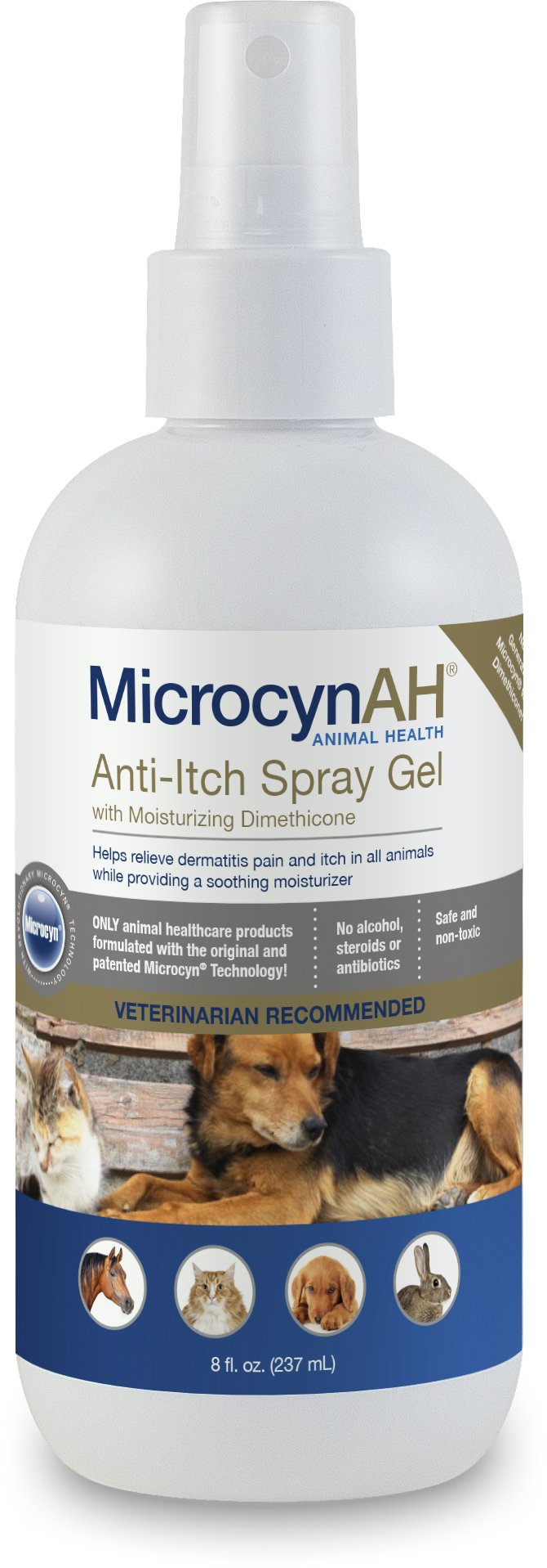 Algopix Similar Product 15 - MicrocynAH Anti-Itch Spray Gel