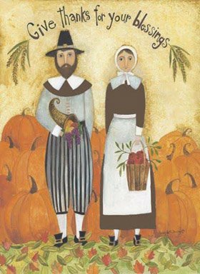 Algopix Similar Product 6 - Pilgrims Blessings Thanksgiving Garden