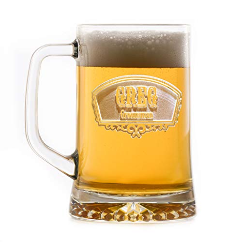 Algopix Similar Product 10 - Groomsmen, Best Man Beer Mugs Set Of 6