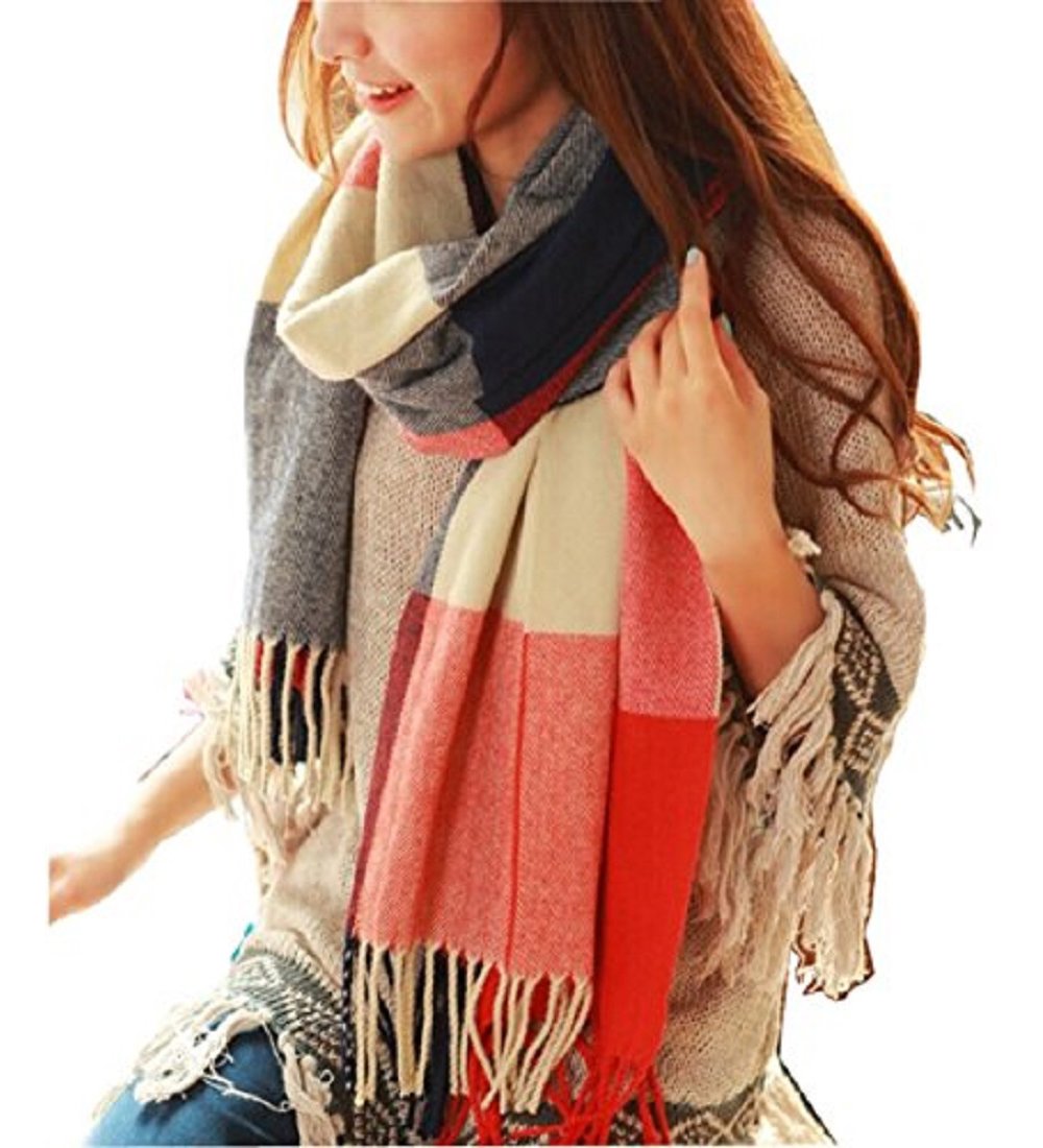Algopix Similar Product 15 - Wander Agio Womens Fashion Long Shawl