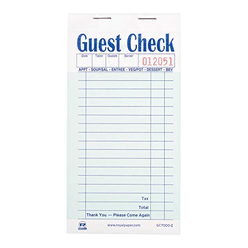 Algopix Similar Product 2 - AmerCare Royal Green Guest Check Paper