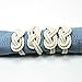 Algopix Similar Product 20 - Figure Eight Infinity Knot Napkin Rings