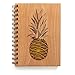 Algopix Similar Product 10 - Pineapple Wood Journal Notebook