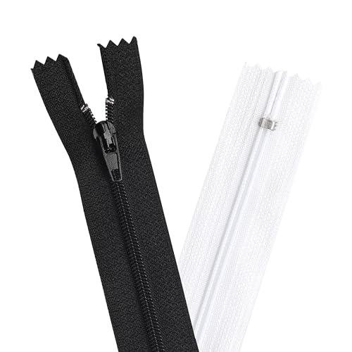 Algopix Similar Product 5 - YAKA 60pcs 9 Inch Black White Nylon