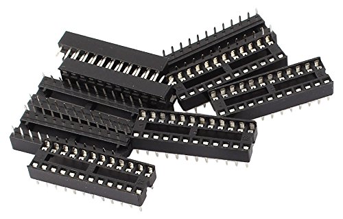Algopix Similar Product 19 - Uxcell 254 mm 2 Row 24 Pin Solder