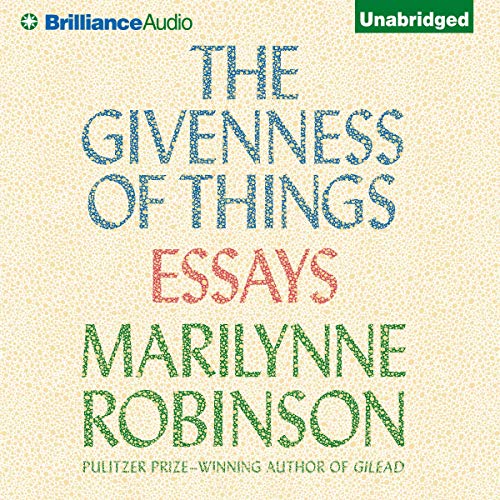 Algopix Similar Product 16 - The Givenness of Things: Essays