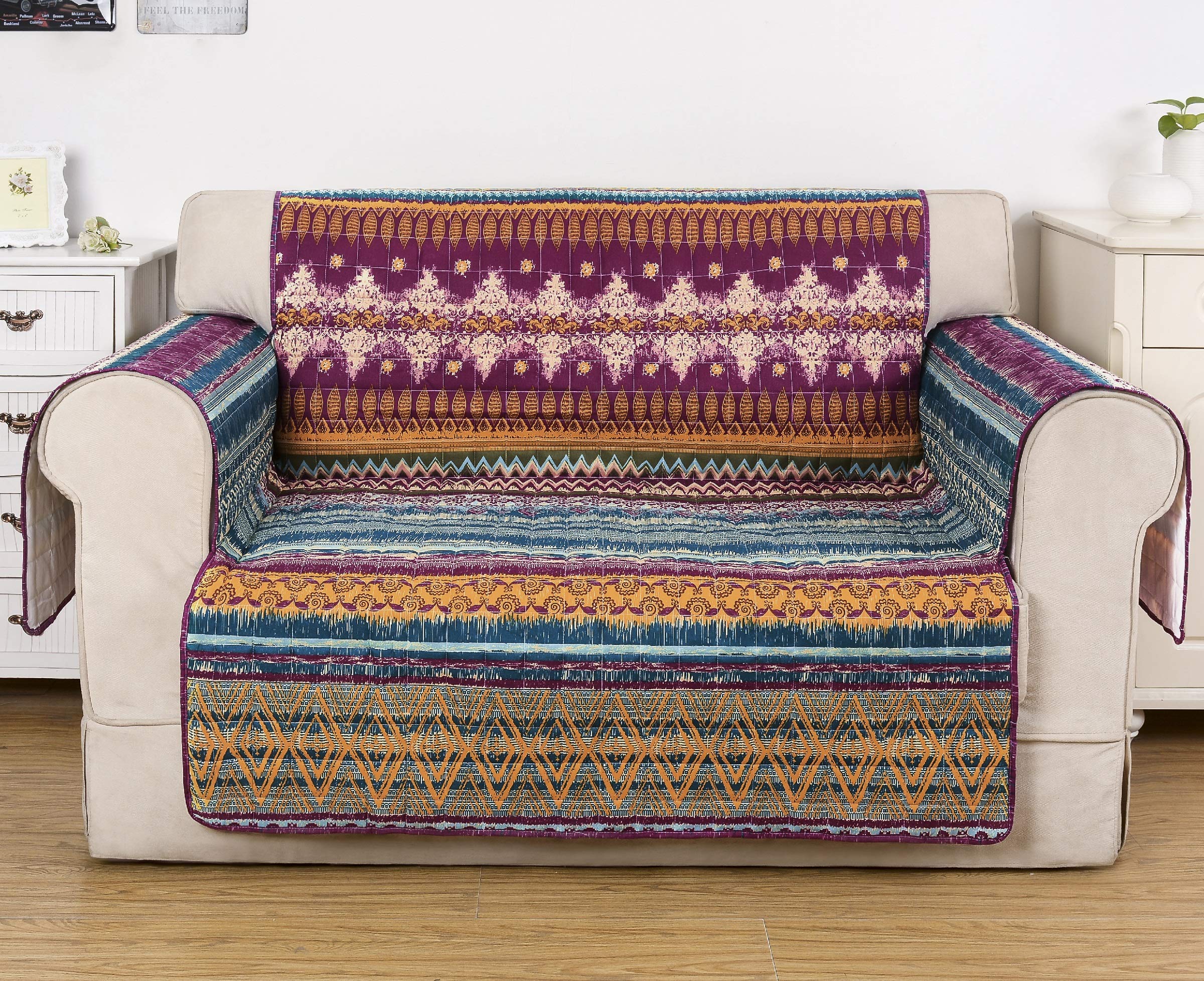 Algopix Similar Product 9 - Greenland Home Southwest Loveseat