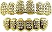 Algopix Similar Product 8 - 24K Plated Joker Gold Grillz for Mouth