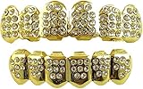 Algopix Similar Product 8 - 24K Plated Joker Gold Grillz for Mouth
