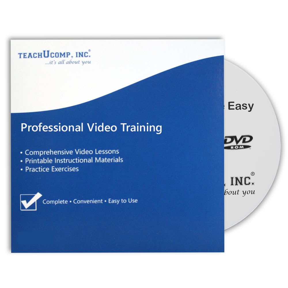 Algopix Similar Product 10 - TEACHUCOMP Video Training Tutorial for