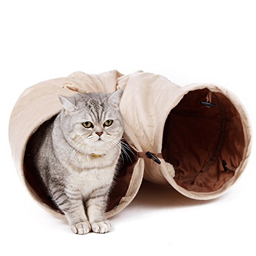 Algopix Similar Product 7 - PAWZ Road Cat Tunnel Suede Material
