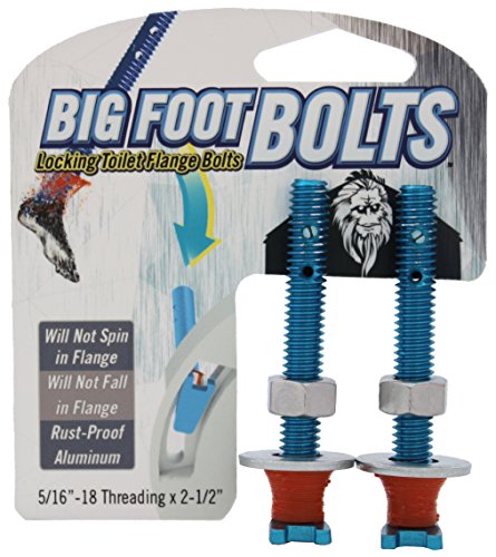 Algopix Similar Product 10 - Big Foot Toilet Bolts  No Spin Toilet