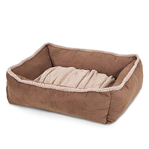 Algopix Similar Product 3 - Aspen Pet Shearling Lounger with Dig N