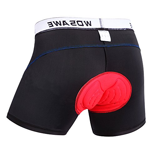 Algopix Similar Product 7 - WOSAWE Mens 4D Gel Padded Bicycle