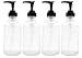Algopix Similar Product 17 - 8oz Clear Glass Pump Bottles 4Pack