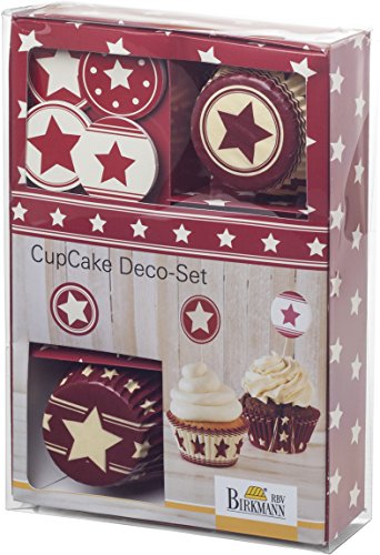 Algopix Similar Product 2 - CupCake Deco-Set - Sterne, 36-tlg.
