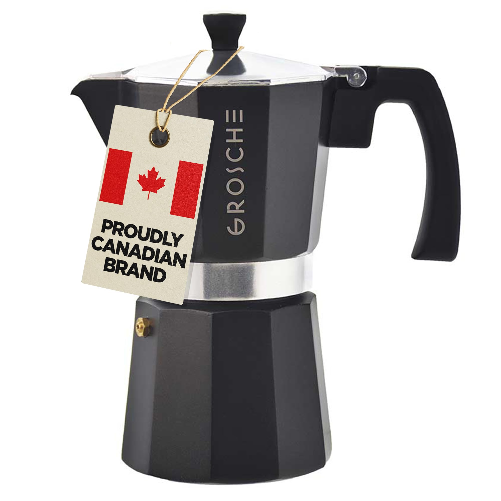Algopix Similar Product 3 - GROSCHE Milano Stovetop Espresso Maker