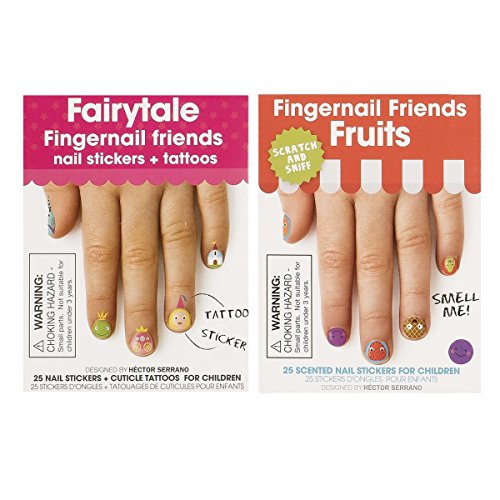Algopix Similar Product 9 - Fingernail Friends Colorful Nail