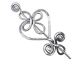 Algopix Similar Product 20 - Celtic Heart Aluminum Shawl Pin