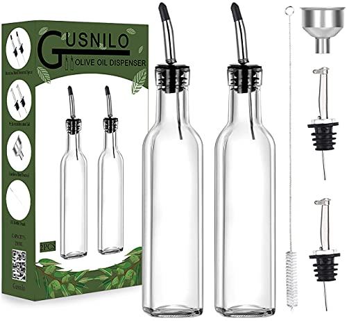 Algopix Similar Product 14 - Gusnilo 8 oz Olive Oil Dispenser Olive