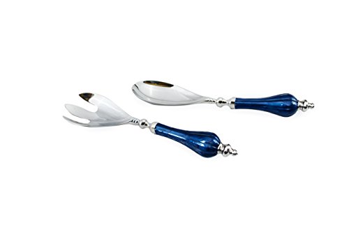 Algopix Similar Product 20 - Peony Salad Serving Set Sapphire
