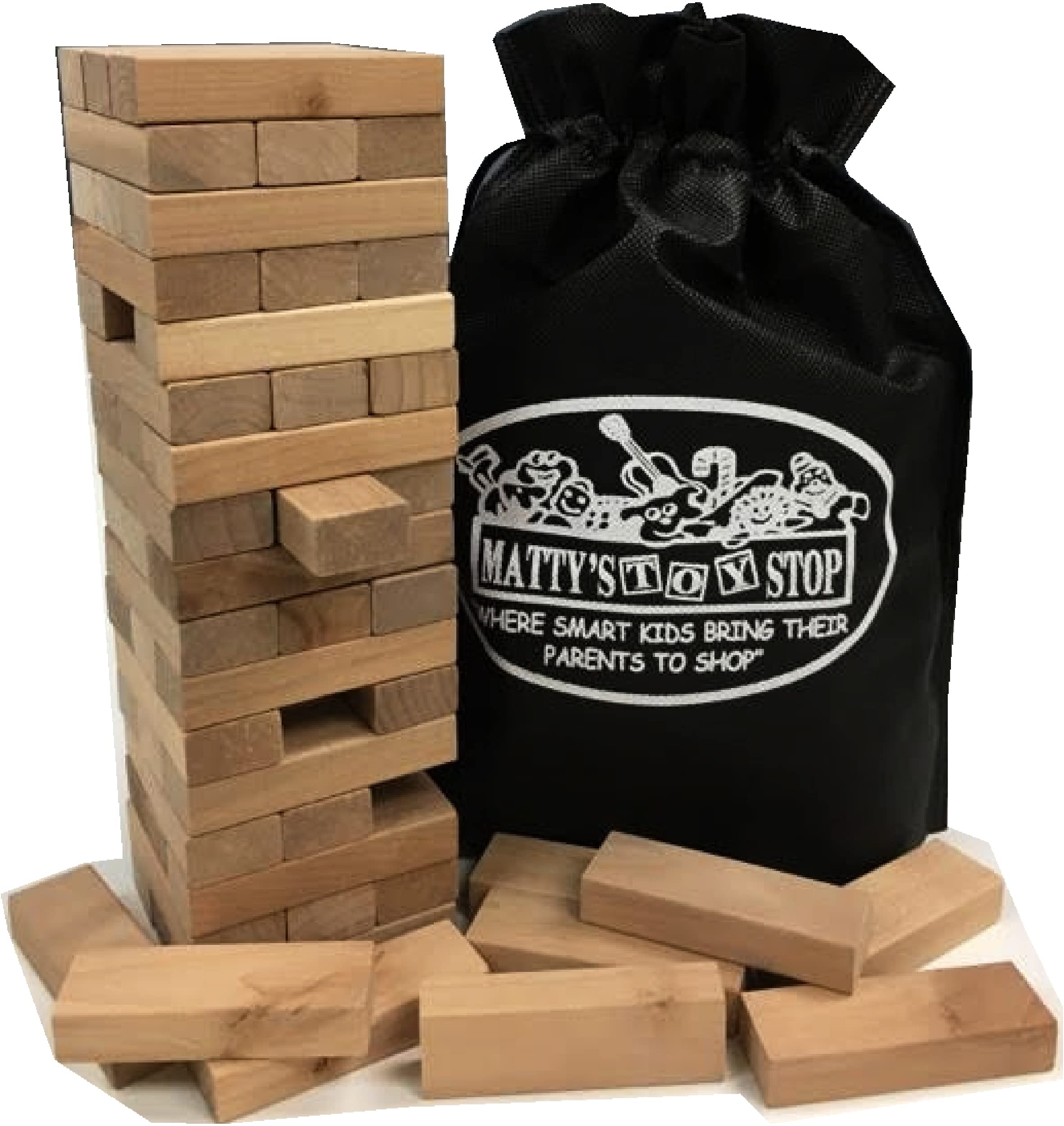 Algopix Similar Product 8 - Mattys Toy Stop Wooden Tower Deluxe