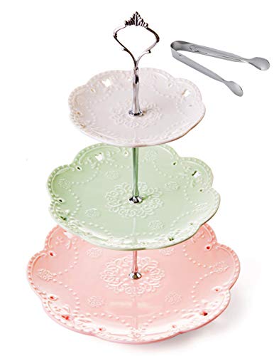 Algopix Similar Product 19 - Jusalpha 3Tier Porcelain Cake