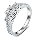 Algopix Similar Product 5 - Lxnoap Size 8  White Sapphire Ladys