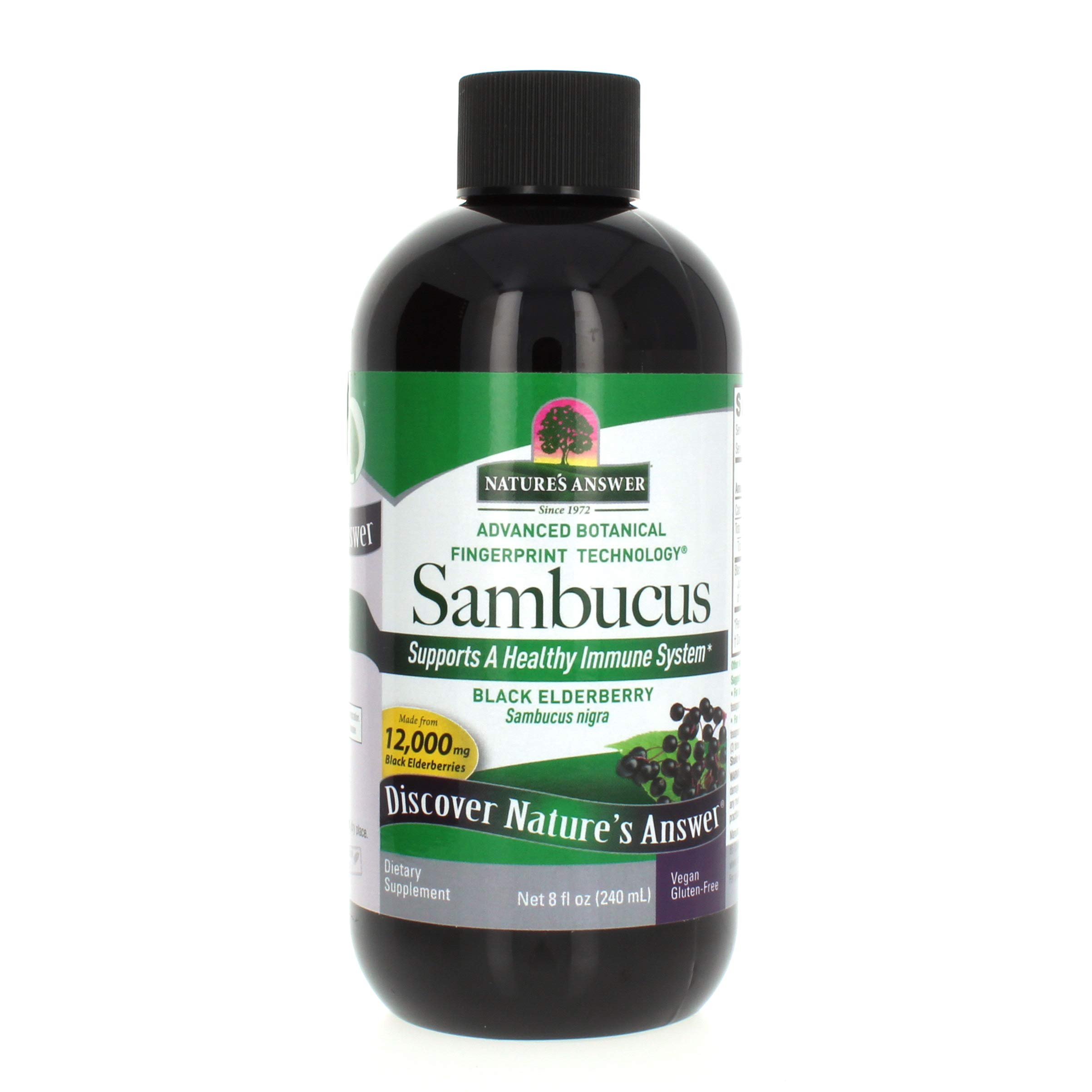 Algopix Similar Product 15 - Natures Answer AlcoholFree Sambucus