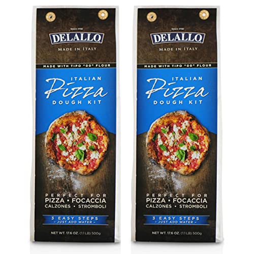 Algopix Similar Product 8 - DeLallo Italian Pizza Dough Mix Kit