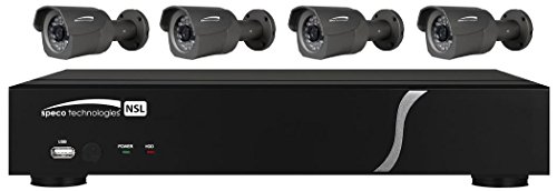 Algopix Similar Product 11 - Speco ZIPL84B2, with 4 Bullet Camera