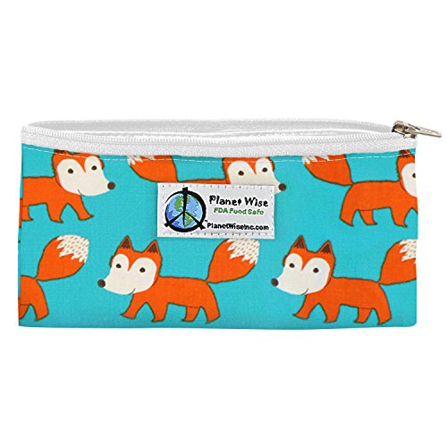 Algopix Similar Product 10 - Planet Wise Zipper Snack Bag (Sly)