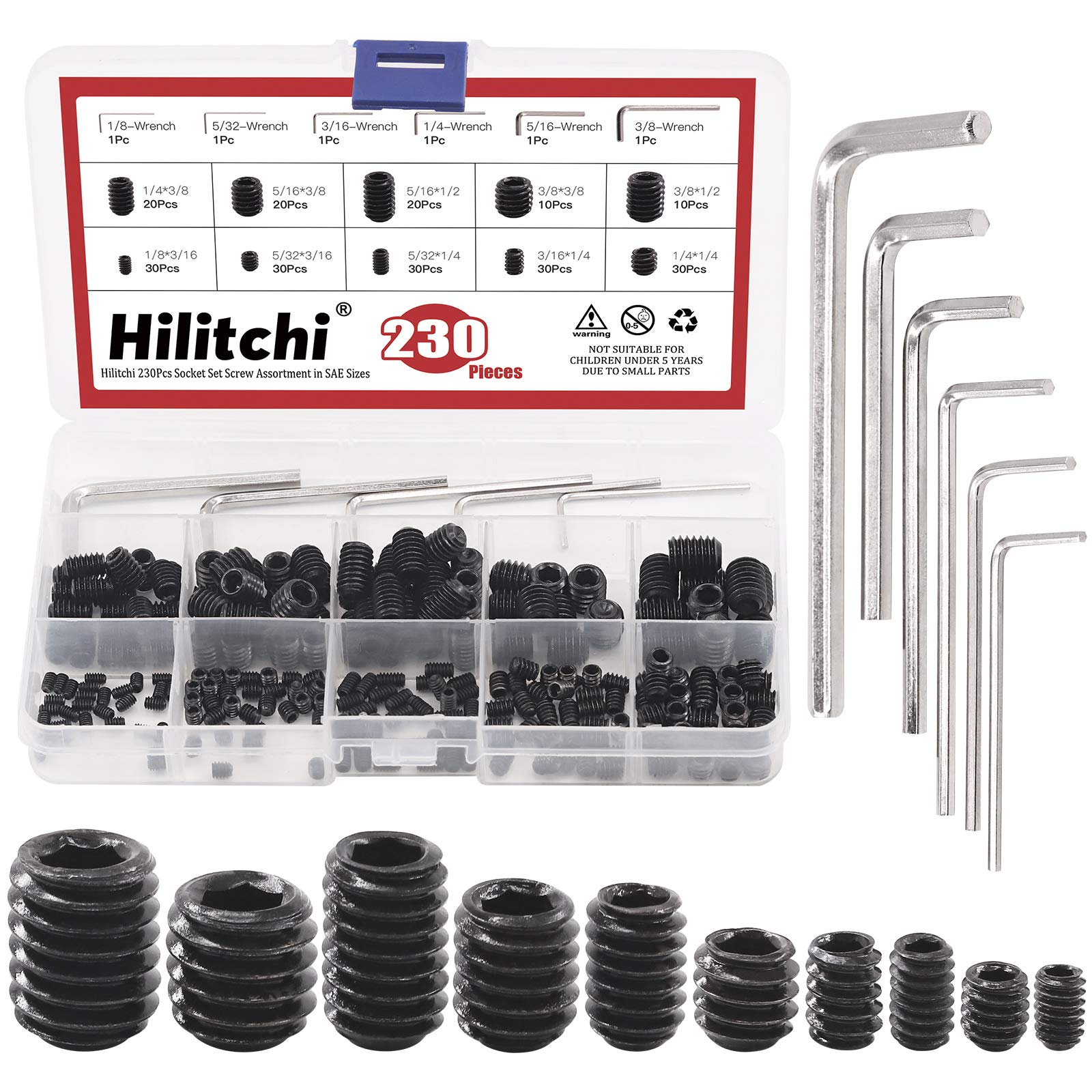 Algopix Similar Product 10 - Hilitchi 295Pcs M34568 304