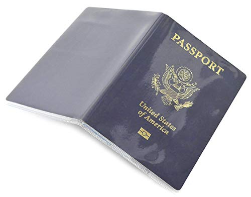 Algopix Similar Product 10 - Passport Cover Clear Plastic Vinyl ID