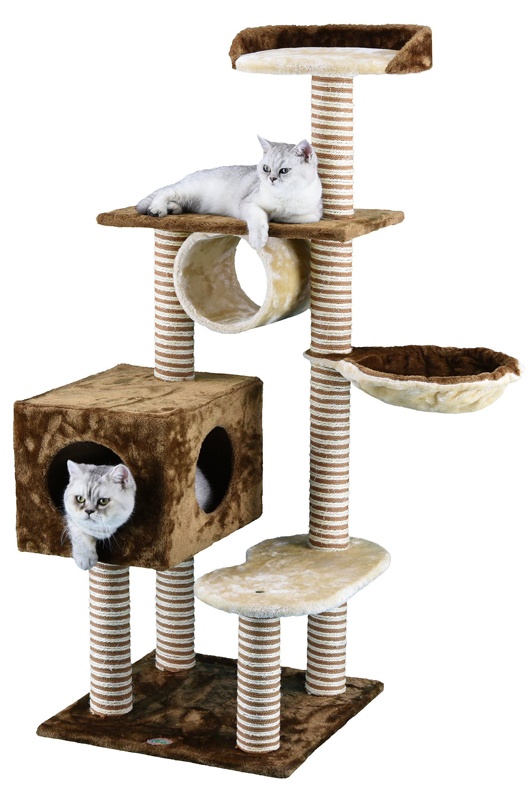 Algopix Similar Product 9 - Go Pet Club 56 Cat Tree Condo